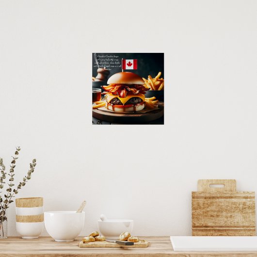 Echte North Tucker: Maple Indulgence Poster (Keuken)