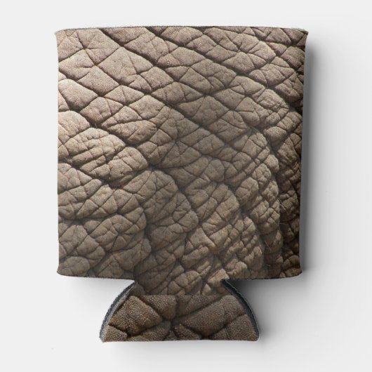 Echte olifantenhuid textuur, gerimpeld. blikjeskoeler (Voorkant)