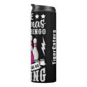 Echte oma's gaan bowlen Graphic Thermosbeker (Geroteerd rechts)