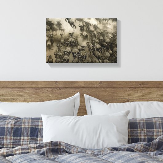 Echte ontsnapping canvas afdruk (Insitu (Slaapkamer))