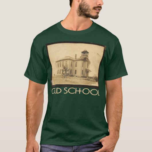 echte oude school t-shirt (Voorkant)