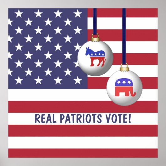 Echte patriotstemmen poster (Voorkant)