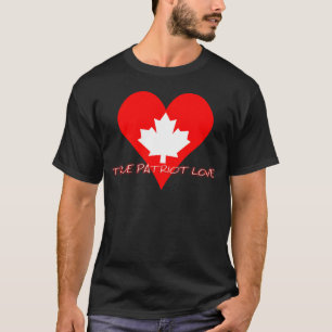 Echte patriottische liefdesfamilie t-shirt
