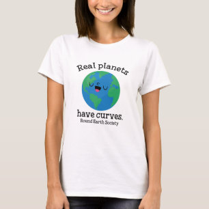 Echte planten hebben krommen t-shirt