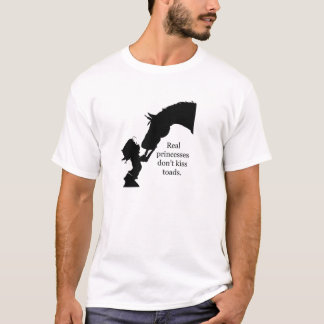 echte prinsessen kussen geen kussens t-shirt