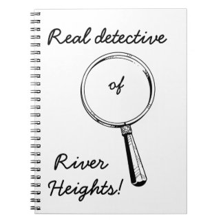 Echte rechercheur van River Heights! Meisjes Notitieboek