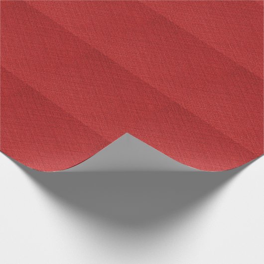 Echte rode geweven vormgeving cadeaupapier (Hoek)