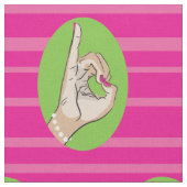 Echte  roze en groene stof (Close Up)