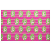 Echte  roze en groene stof (Fat Quarter)