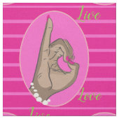 Echte  roze en groene stof (Close Up)