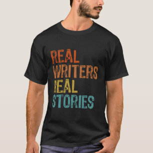 Echte schrijvers Echte verhalen Schrijvers Gilde s T-shirt