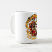 Echte Scrollende Koning Koffiemok (Voorkant links)