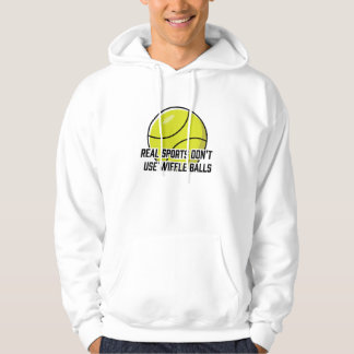 Echte sporten maken geen gebruik van Wiffle Balls Hoodie