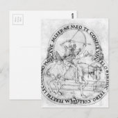 Echte sterfte bij paarden door Albrecht Durer Briefkaart (Voorkant / Achterkant)