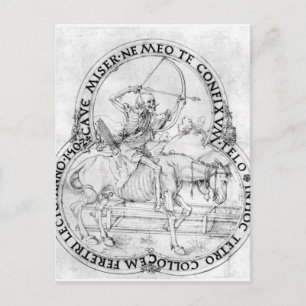 Echte sterfte bij paarden door Albrecht Durer Briefkaart