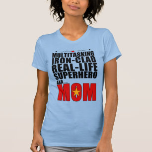 Echte superheld mam t-shirt