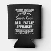 Echte taxateur die het geld kost blikjeskoeler (Achterkant)