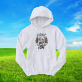 Echte vaders jagen modern  hoodie