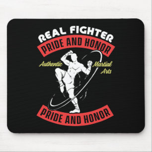 Echte vechter Muay Thai MMA vecht authentieke Mart Muismat