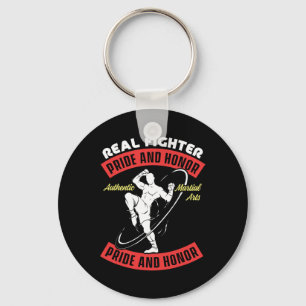 Echte Vechters Muay Thai Mma Gevecht Authentieke M Sleutelhanger