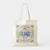 Echte verpleegkundige tote bag (Achterkant)