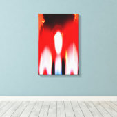 Echte vlamkunst canvas afdruk (Insitu (Houten vloer))