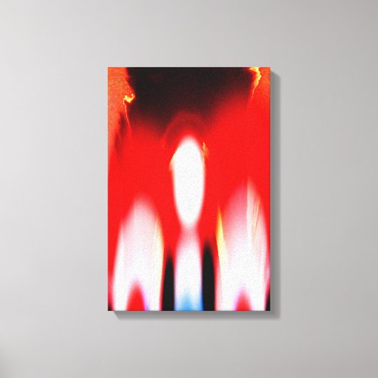 Echte vlamkunst canvas afdruk (Voorkant)