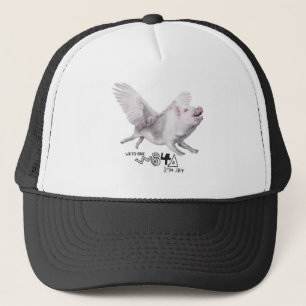 Echte vliegende Varken Populair Gift wanneer varke Trucker Pet