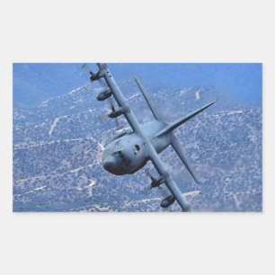 ECHTE VLIEGTUIGEN HEBBEN REKWISIETEN RECHTHOEKIGE STICKER