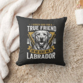 Echte vriend labrador hond kussen (Deken)