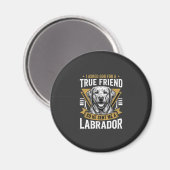 Echte vriend labrador hond magneet (Voorkant / Achterkant)