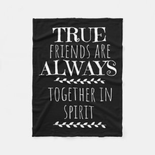 Echte vrienden Anne van Green Gables Vriend Quote Fleece Deken