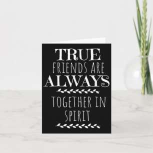 Echte vrienden Anne van Green Gables Vriend Quote  Kaart