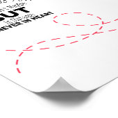 Echte vrienden zijn nooit buiten poster (Hoek)