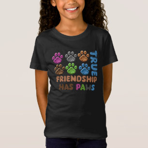 Echte Vriendschap Heeft Pootjes T-shirt