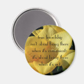 Echte vriendschapsmagneet magneet (Voorkant / Achterkant)