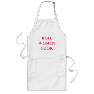 "Echte vrouwen" Apron Lang Schort