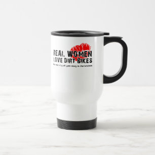 Echte Vrouwen Grappige Dirt Bike Motocross Reisbek Reisbeker