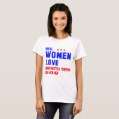 Echte vrouwen houden van Manchester Terrier dog T-shirt (Voorkant volledig)