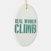 Echte vrouwen klimmen keramisch ornament (Rechts)