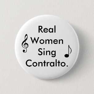 Echte vrouwen met een kont... ronde button 5,7 cm