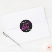 Echte vrouwen rijden sticker (Envelop)