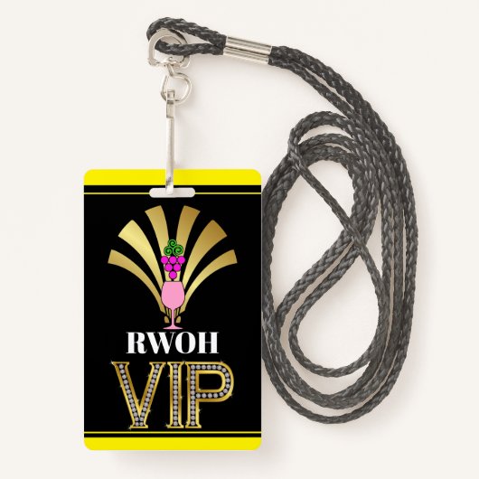 Echte vrouwen van... Lanyard Badge (Voorkant met draagriem)