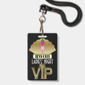 Echte vrouwen van... Lanyard Badge (Voorzijde met lanyard)