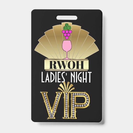 Echte vrouwen van... Lanyard Badge (Voorzijde)