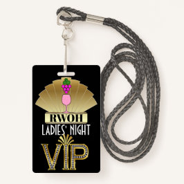 Echte vrouwen van... Lanyard Badge