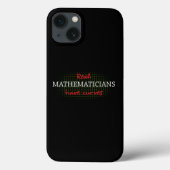 Echte wiskundigen hebben krommen | Funny Wiskunde Case-Mate iPhone Case (Achterkant)