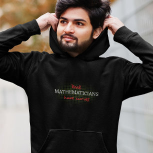 Echte wiskundigen hebben krommen   Funny Wiskunde Hoodie