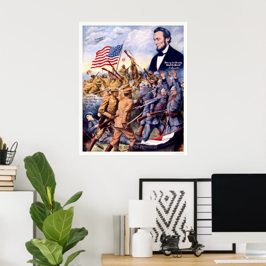 Echte zonen van vrijheid poster (Thuiskantoor)