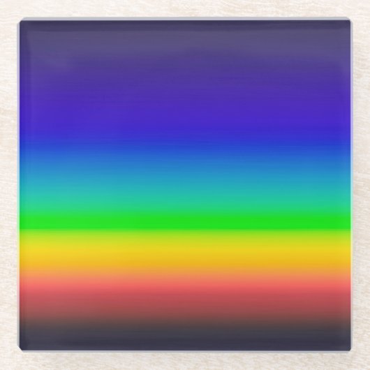 Echte zonne-energie glazen onderzetter (Voorkant)